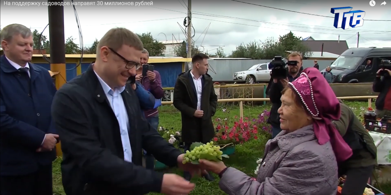 На поддержку садоводов направят 30 миллионов рублей